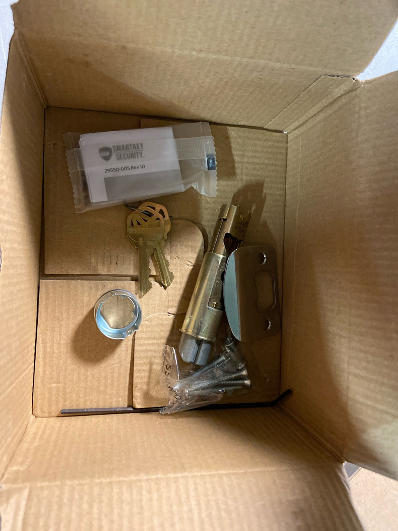 Kwikset 405Lrl-S Ladera Keyed Entry Single Cylinder Door Lever Set - Chrome