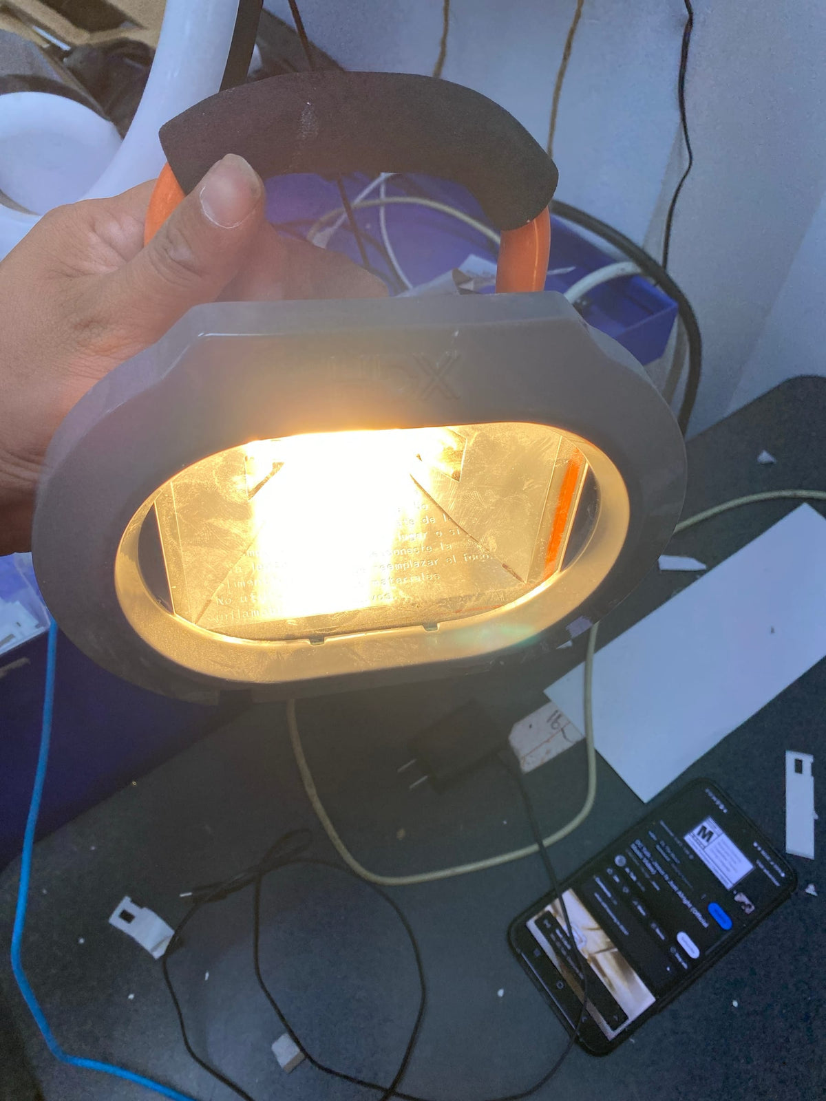 Hdx 265669 250-Watt Portable Halogen Work Light