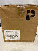 Progress lighting P350046-104 Hansford Collection One-light Polished Nickel Farmhouse 10" Flush Mount Light for Bedrooms or Baths