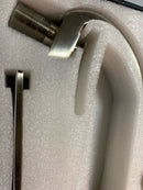 Aimadi XK-0046-BN Single-Handle Deck-Mount Roman Tub Faucet with Deckplate Modern Single Hole Brass Tub Fillers in Brushed Nickel