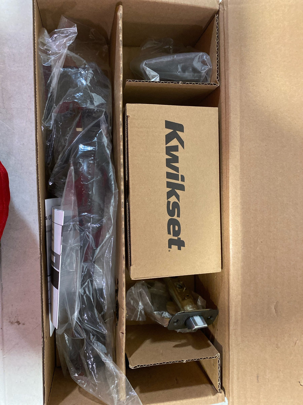 Kwikset 800HELIP-15S.STRKP Hawthorne Sectional Single Cylinder Keyed Entry Exterior Pack Handleset with SmartKey - Satin Nickel