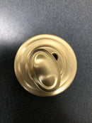 Baldwin 8231033 Traditional Solid Brass Single Cylinder Keyed Entry Deadbolt from the Estate Collection - Vintage Brass