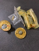 Baldwin FD.LAC.R.SRR La Conner Non-Turning Two-Sided Dummy Door Lever Set with Stepped Round Rose from the Reserve Collection