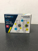 Holdrite TRPVC3A-H Testrite 3 in. PVC Schedule 40 Hub Test Tee with Plug Fitting