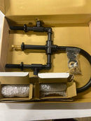 Kingston Brass KS2330TKL Hallerbos 1.8 GPM Widespread Bridge Kitchen Faucet - Includes Side Spray - Matte Black