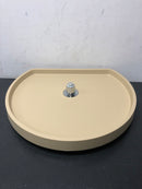 Rev-A-Shelf 6221-22-15-52 Classic Plastic 1-Shelf 22" D-Shaped Lazy Susan for Corner Wall Cabinets - Almond