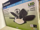 Westinghouse 7236600 Quince 24" 6 Blade LED Indoor Ceiling Fan - Chrome
