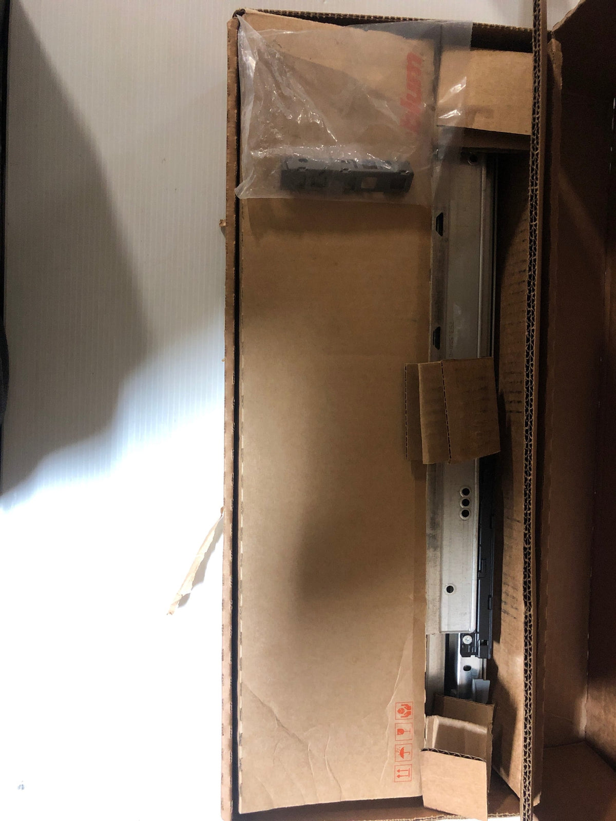 Blum 773K55S0S LEGRABOX 22" L x 5-1/16" H Full Extension Concealed Drawer System Kit - Orion Gray