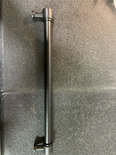 Amerock BP37748MB Faraday 10-1/16 Inch Center to Center Knurled Bar Cabinet Pull - Matte Black
