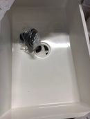 Vigo VGRA3018SL White 30" Single Basin Matte Stone Farmhouse Kitchen Sink