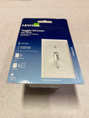 Leviton R12-TSL06-1KW Toggle Slide Dimmer Switch for Dimmable LED, Halogen and Incandescent Bulbs - White TSL06-1KW