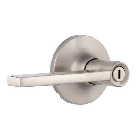 Miseno MLK3031SN Hazel Flat Bar Privacy Door Lever Set - Satin Nickel