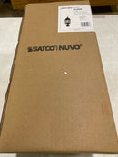 Nuvo Lighting 60/4928 Banyon One Light Post Lantern 100 Watt A19 Max. Clear Water Glass Rustic Bronze Outdoor Fixture