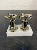 Brizo Invari: Widespread Lavatory Cross Handle Kit - HX5376-PN