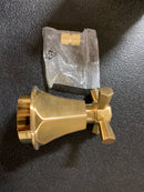 Signature Hardware 497678 Cross Handle for Elita Diverter Trim - Brushed Gold