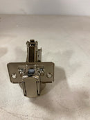 Blum 71T6650 CLIP Top Partial Overlay Screw-On Cabinet Door Hinge - Nickel