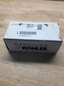 Kohler K-26310-BL Statement Wall-Mount Handshower Holder with Supply Elbow and Check Valve - Matte Black