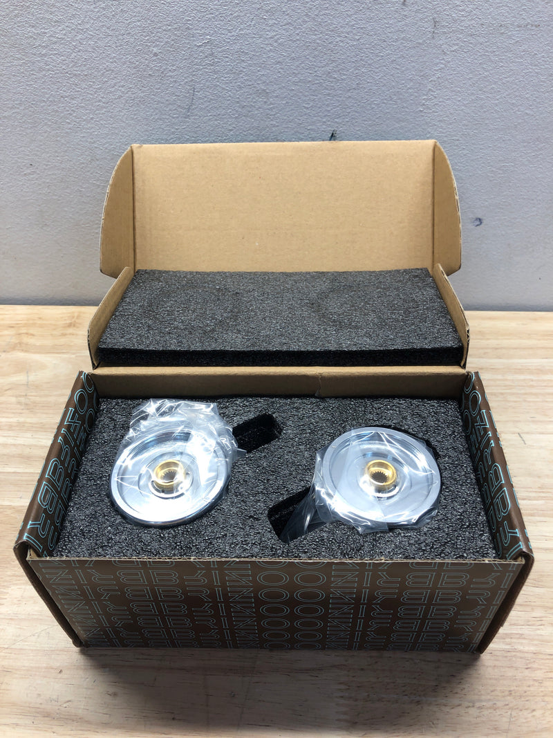 Brizo HL5334-PC-NM Litze Industrial Lever Handles for Widespread Bathroom Faucet - Chrome