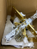 Hudson Valley Lighting 9312-AGB Wellington 4 Light 12" Wide Taper Candle Pendant - Aged Brass