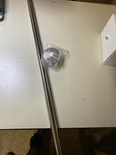 Moen CSI55-5 60" Shower Rod with Concealed Brushed Stainless Steel Flanges from the Donner Commercial Collection - Satin Stainless