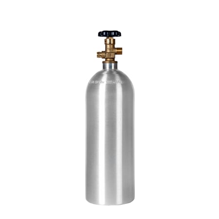 AMCYL 5LBALVLV-A Aluminum 5 Lb. Capacity CO2 Tank - N/A