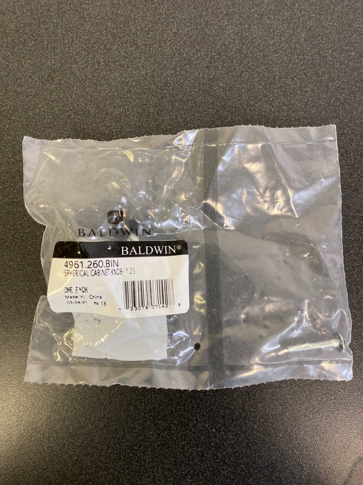 Baldwin Spherical 1-1/4 Inch Round Cabinet Knob