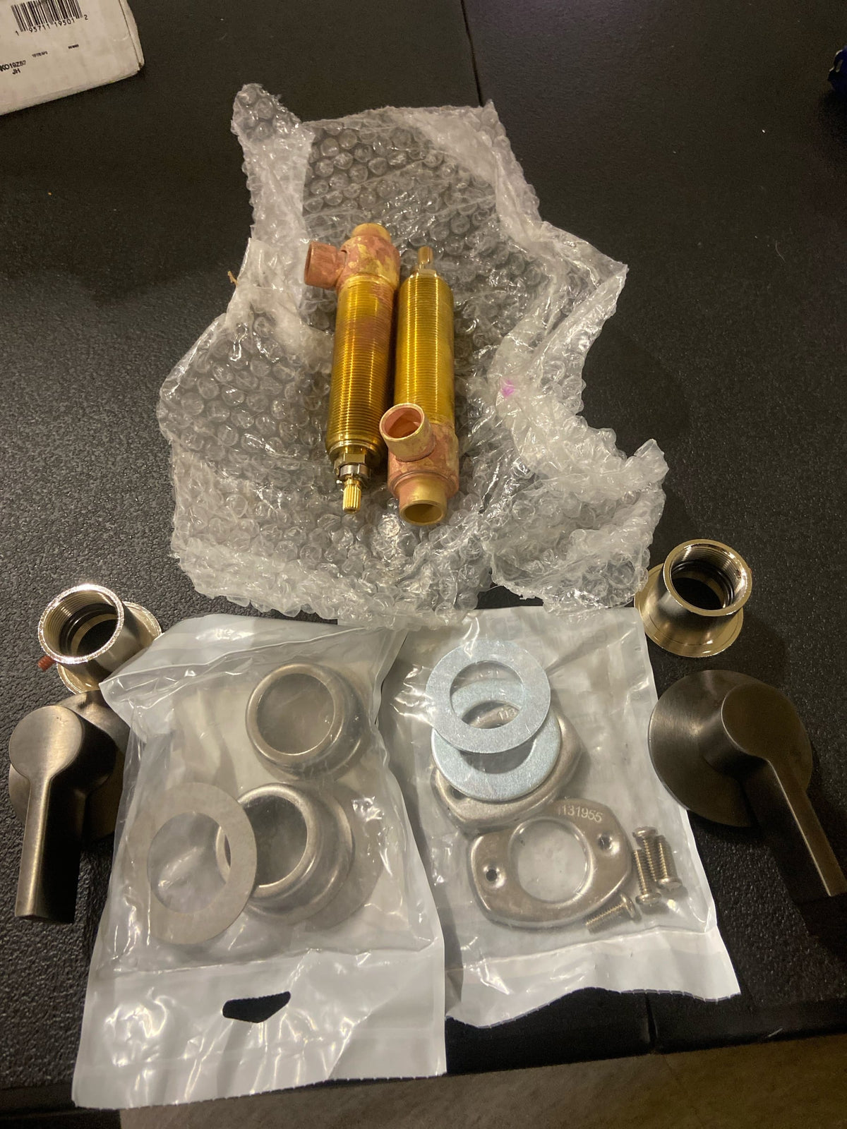 Kohler Components Deck-mount bath faucet handles with Lever design