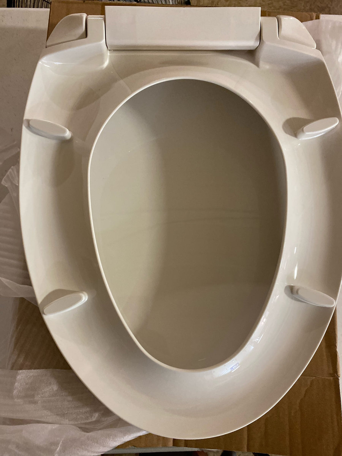 TOTO SS154#11 SoftClose Elongated Closed-Front Toilet Seat and Lid - Colonial White