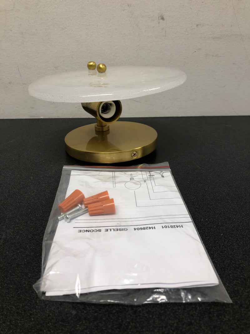 Mitzi H428101-AGB Giselle 6" Tall Bathroom Sconce - Aged Brass