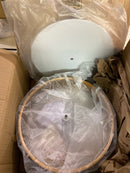 Elegant Lighting Living District Hazen 2 Light 12 inch Vintage Gold Flush Mount