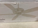 Minka-Aire F532-BNW Sunseeker 60 Inch Outdoor Ceiling Fan Pull Chain in Brushed Nickel Wet Finish