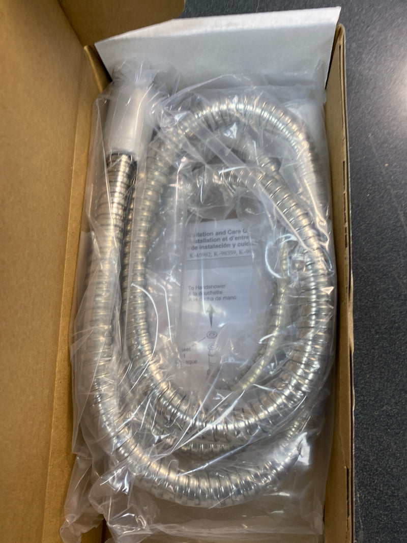 Kohler K-9514-SN MasterShower 60" Hand Shower Hose with Swivel Base - Polished Nickel