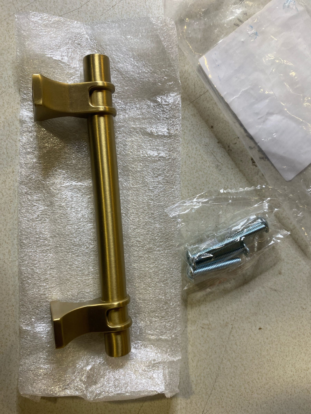 Amerock BP36605BBZ Davenport 3-3/4 Inch Center to Center Bar Cabinet Pull - Golden Champagne