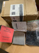 Infinity Drain LTD5-2I PS 5" x 5" LTD 5 Center Drain Kit with Cast Iron Drain Body, 2" Outlet - Polished Stainless