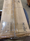 Maxim Daisy 5 Blade Hugger Ceiling Fan with Light Kit 60 Inches Wide with Natural Aged Brass Finish