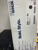 Kohler K-3363-1-NA Staccato 18-Gauge Stainless Steel 20 in. 1-Hole Drop-in Bar Sink