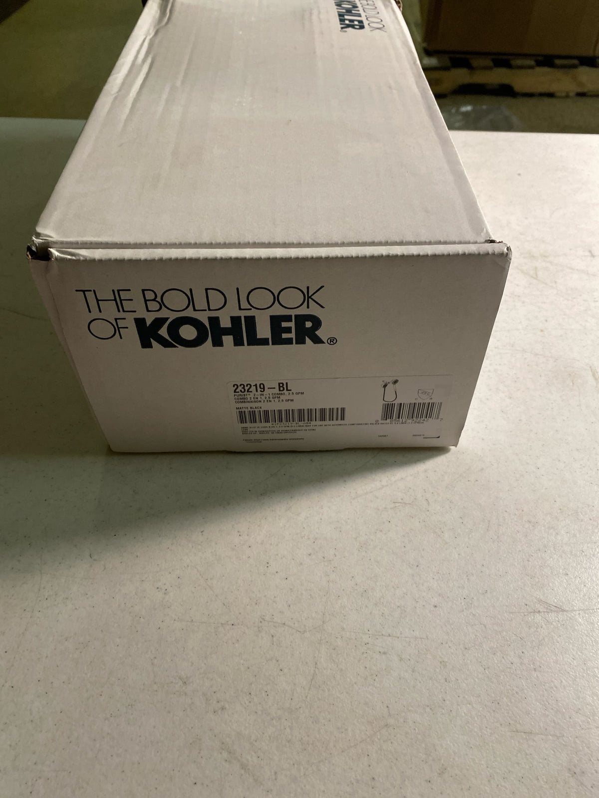 Kohler K-23219-BL Purist 2.5 GPM Multi Function Shower Head - Matte Black