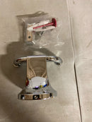 Pfister BRH-PFM0C Pfirst Modern Double Robe Hook Rack with 2 Hooks - Polished Chrome