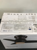 Minka Aire Spacesaver Led 26-in White LED Indoor Flush Mount White Ceiling Fan with Light and Wall-Mounted Remote (3-Blade)