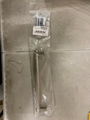 Emtek 84056.RECUS15.KNUS15 Knurled 8 Inch Center to Center Bar Cabinet Pull with Rectangular Stem from the SELECT Collection - Satin Nickel / Satin Nickel Stem