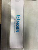 Moen YB0390BN Flara 21" Glass and Zinc Bathroom Shelf - Brushed Nickel