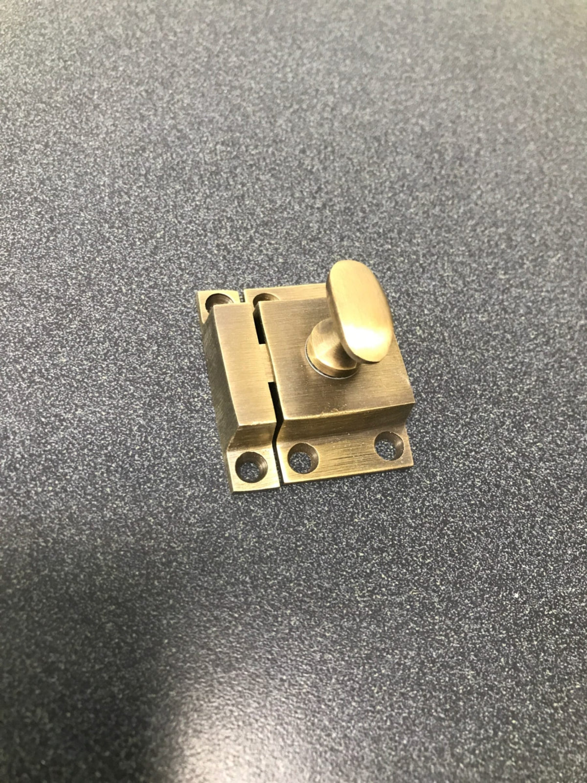 Deltana CL1532U5 1.2" x 1.8" Solid Brass Cabinet Lock - Antique Brass