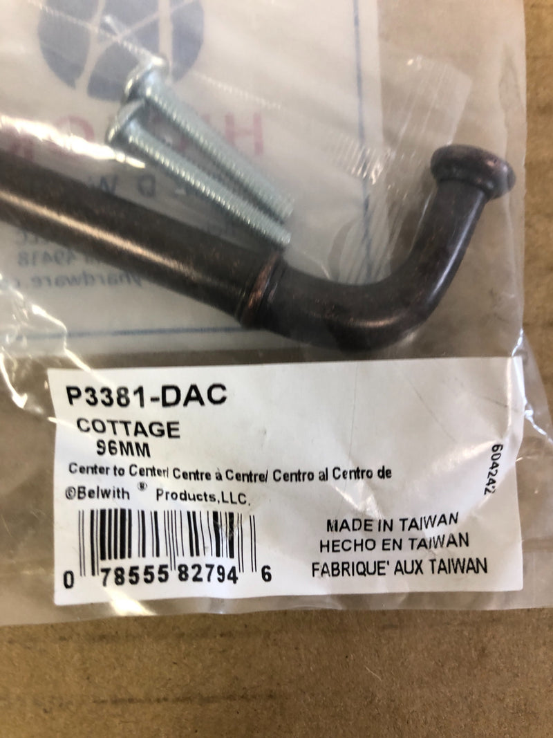 Hickory Hardware Cottage 3-3/4 Inch Center to Center Handle Cabinet Pull