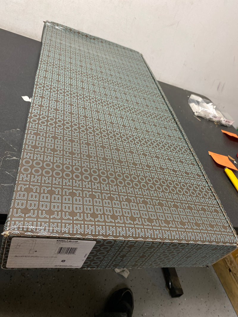 Brizo 63065LF-BLLHP Odin 1.8 GPM Single Hole Pull Down Kitchen Faucet with Square Spout - Less Handle - Matte Black