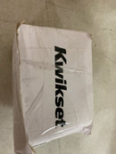 Kwikset 334SQT-15 Square Passage Hall/Closet Pocket Door Lock - Satin Nickel