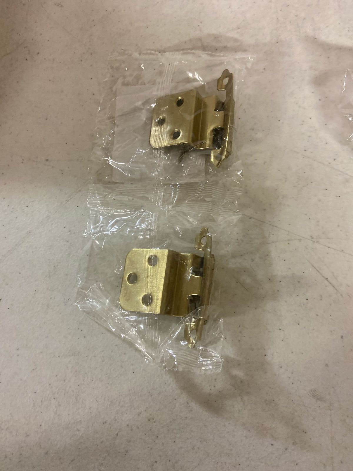 Amerock BPR3428BBZ | Cabinet Hinge | 3/8 in (10 mm) Inset Self Closing Face Mount | Golden Champagne | Kitchen Cabinet Door Hinge | 1 Pair/2 Pack | Functional Hardware
