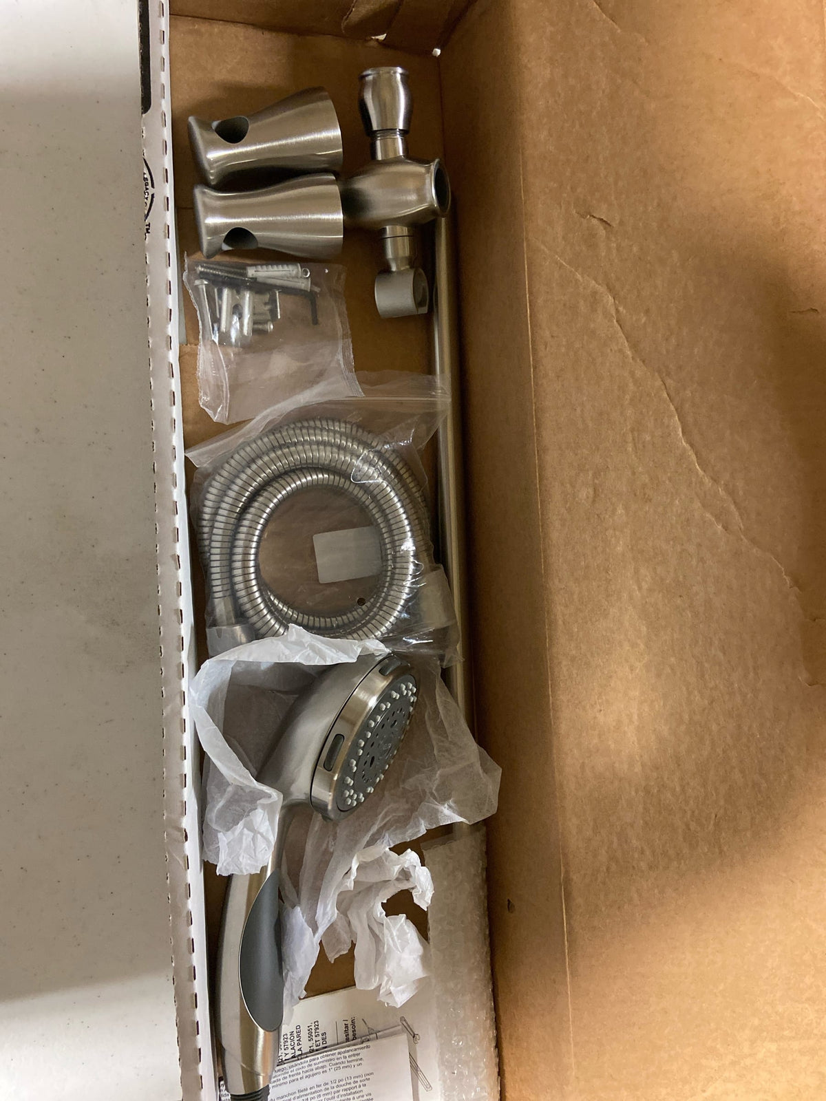 Delta 57014-SS 2.5 GPM Hand Shower Package with Touch-Clean Technology - Brilliance Stainless