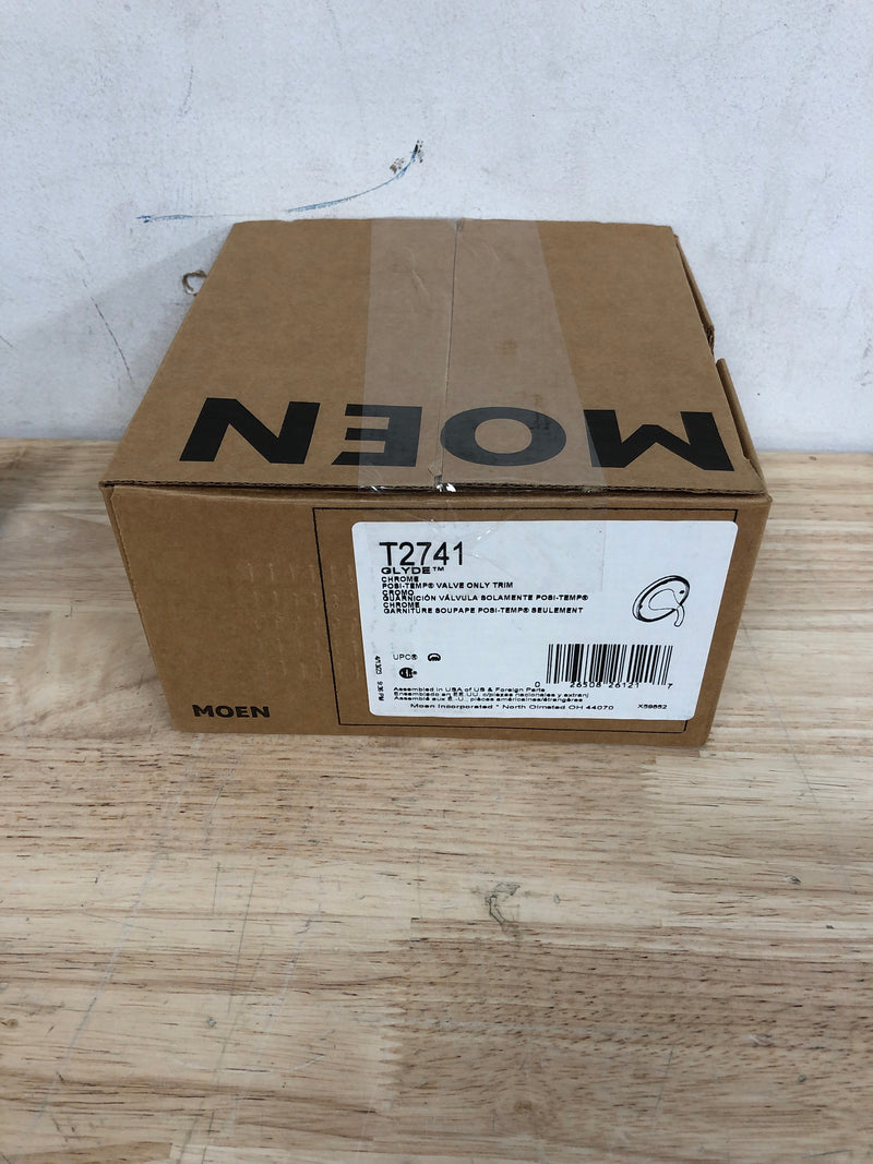 Moen T2741 Glyde 1 Function Pressure Balanced Valve Trim Only with Single Lever Handle - Chrome