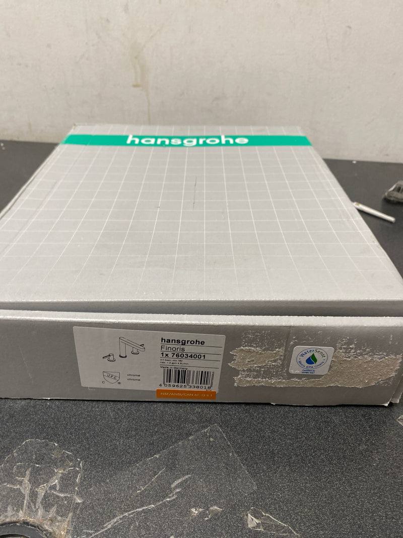 Hansgrohe 76034001 Finoris 1.2 GPM Widespread Bathroom Faucet Less Pop-Up Drain Assembly - Chrome