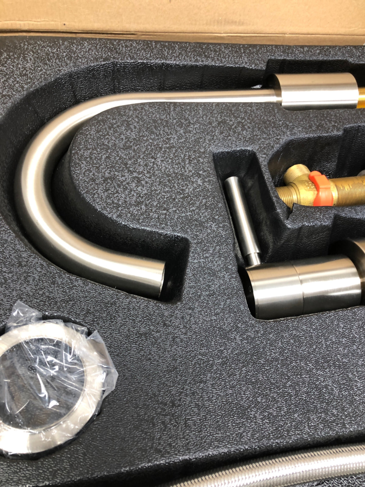 Signature Hardware 448500 Edenton Deck Mounted Roman Tub Filler Faucet - Valve Included - Brushed Nickel
